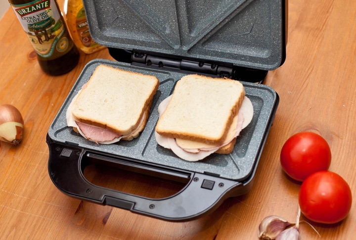 Gofrownica Toster Grill - Opiekacz 3 w 1 | MAX2100W | marmurkowe