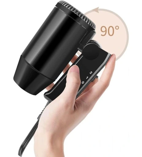 PRZENOŚNA SUSZARKA DO WŁOSÓW W SAMOCHODZIE, WTYCZKA ZAPALNICZKI, CZARNY