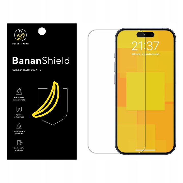 Szkło hartowane 9H BananShield do Apple iPhone 16