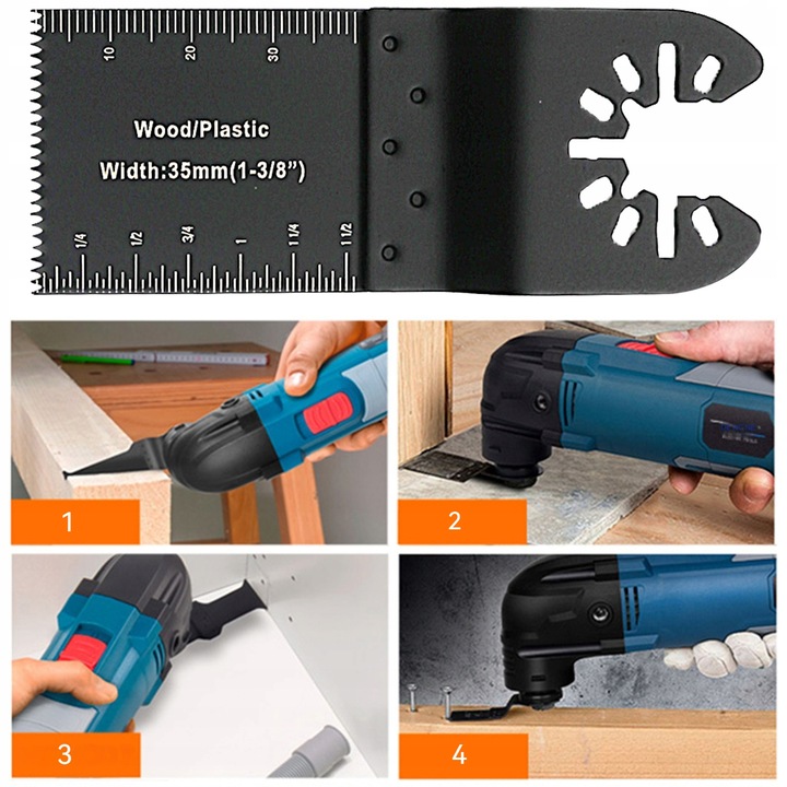 BRZESZCZOT WGŁĘBNY DO NARZĘDZIA WIELOFUNKCYJNEGO DREWNA OSCYLACYJNE