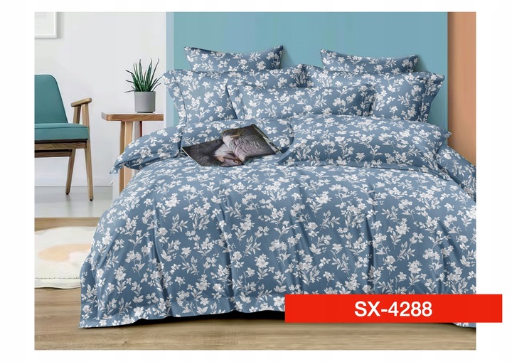 POŚCIEL ANTYALERGICZNA SATYNOWA 160x200 i 2x 70x80 KOMPLET 3 CZĘŚCI WZORY