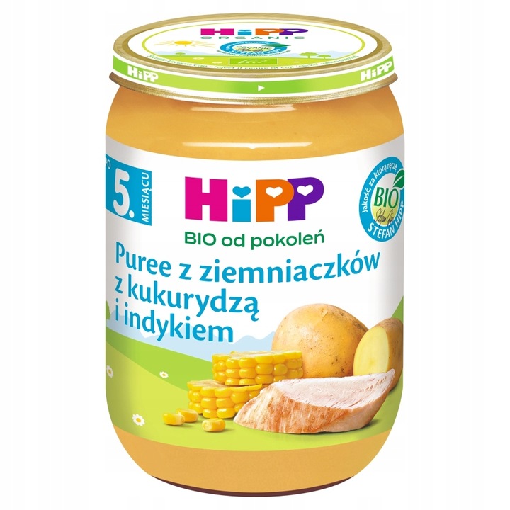 HiPP BIO Zestaw OBIADKÓW po 5 miesiącu MIX SMAKÓW 6x190g