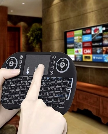KLAWIATURA BEZPRZEWODOWA MINI LED SMART TV ŚWIECĄCA TOUCHPAD PODŚWIETLANA