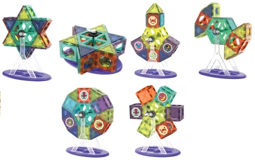 KLOCKI MAGNETYCZNE TOR KULKOWY 110 Elementów XXL