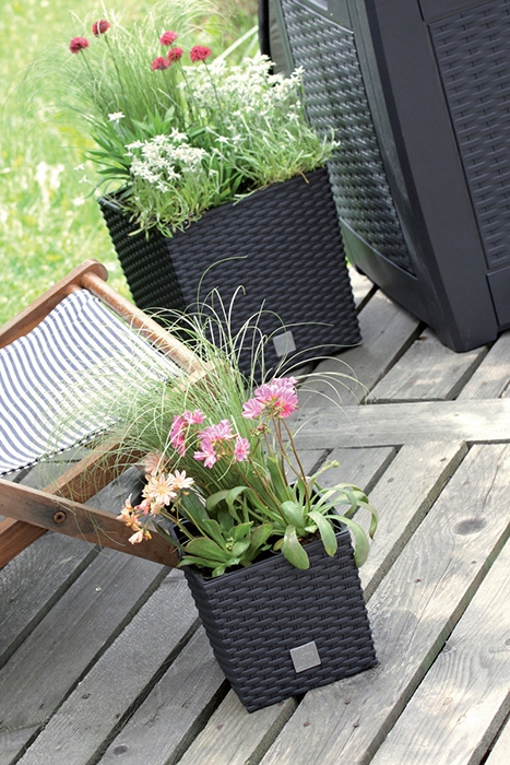 Donica Rato Low 400mm antracyt Prosperplast