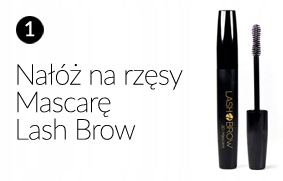 Lash Brow Lash Extender tusz suche włókna celuloza