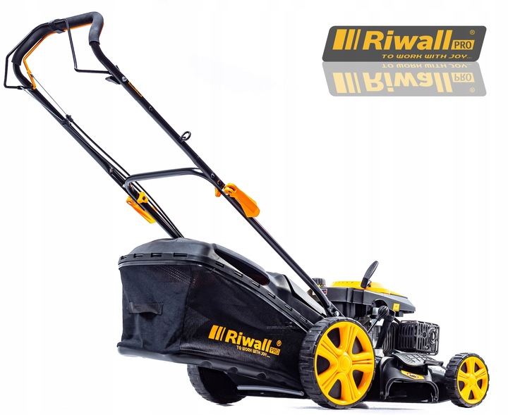 KOSIARKA SPALINOWA Z NAPĘDEM RIWALL 51CM 9w1 Z NAPĘDEM 5190 Z 2 NOŻAMI