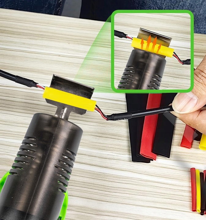 MINI OPALARKA ELEKTRYCZNA Z REGULACJĄ 2 BIEGI 350°C GORĄCE POWIETRZE