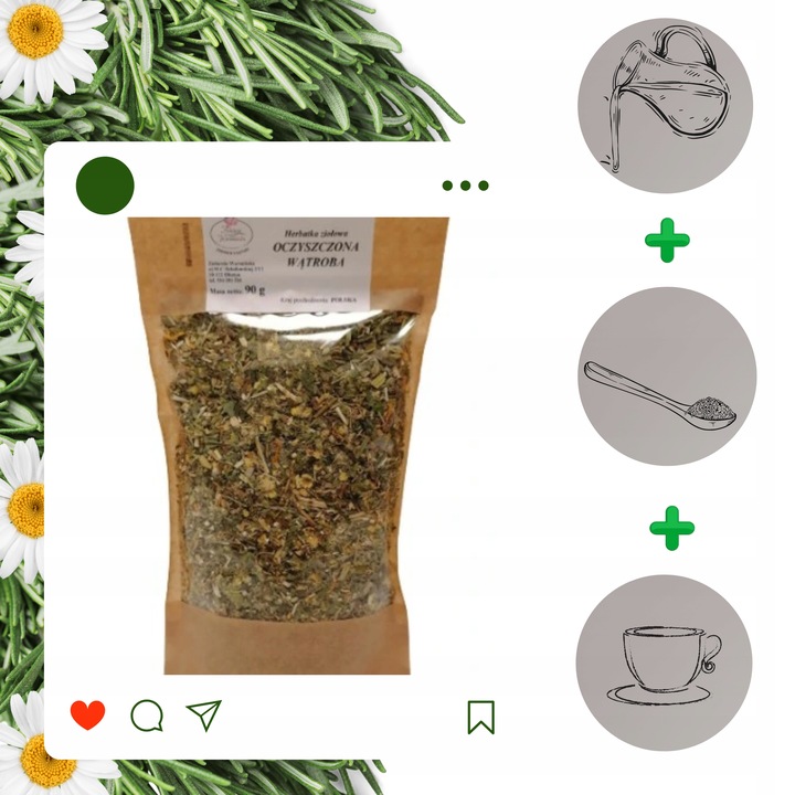 OCZYSZCZONA WĄTROBA METABOLIZM STŁUSZCZENIE 90G