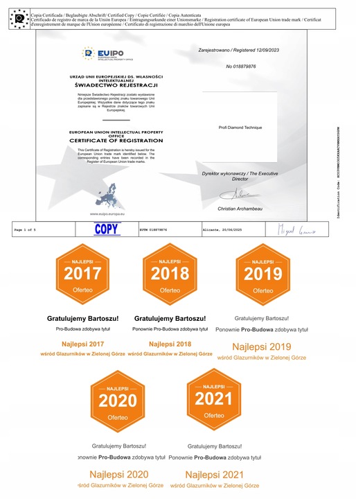 OTWORNICA DIAMENTOWA 68 KORONKA DO PŁYTEK GRESU SPIEKÓW PROFI XBLACK