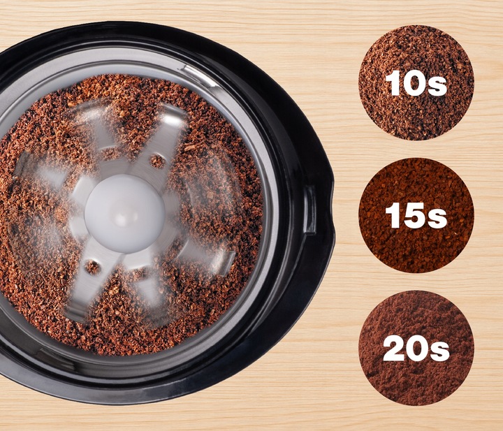 Młynek elektryczny do kawy MK90N beano Eldom niebieski matowy 60g