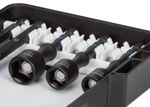 ZESTAW BITÓW SKRĘTNYCH Torsion, 42 części PH PZ TORX HEX, 666-042