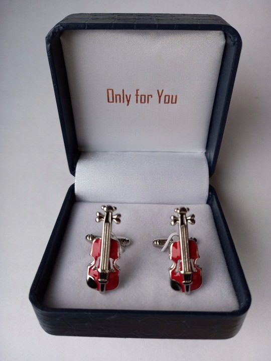 Spinki do mankietów Exciting Skrzypce Stradivarius