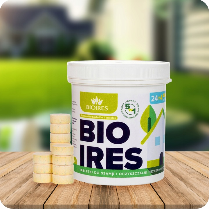 Bio tabletki bakterie do oczyszczalni szamba zapas na rok mocny