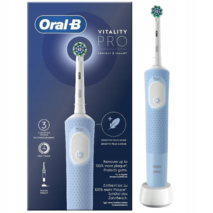 BRAUN ORAL B VITALITY 103 PRO SZCZOTECZKA ELEKTRYCZNA BLUE