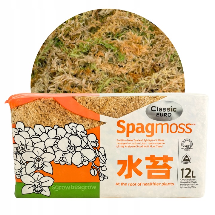 Mech Sphagnum Torfowiec BESGROW SpagMoss 150g 12L Mech Spagnum Podłoże