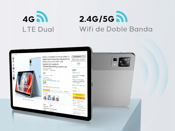 Tablet DOOGEE T30Pro 8GB / 256GB 11"IPS FHD 2K+8580mAh 20MP WIFI Android 13