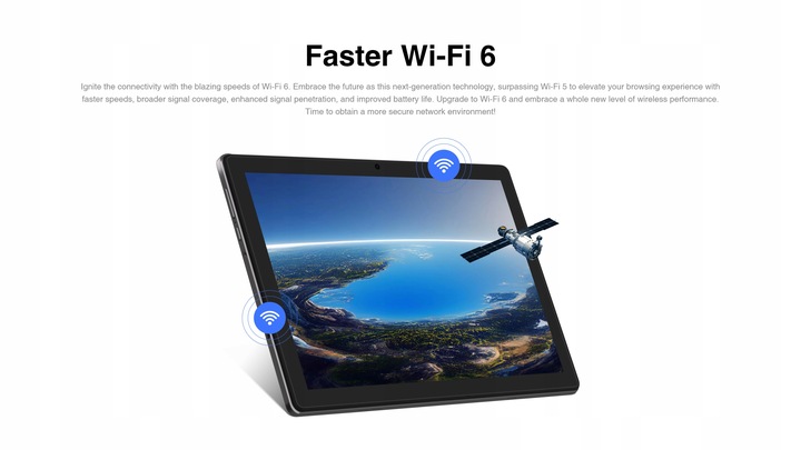 Tablet DOOGEE U9 10.1 7GB+64GB” IPS 5060mAh OTG/WiFi6/1TB/BT5.0 Android13