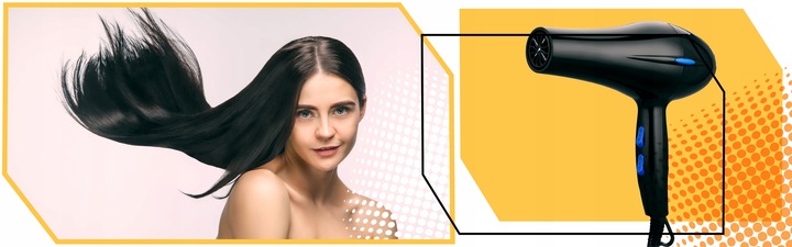 PROFESJONALNA SUSZARKA DO WŁOSÓW MOCNA Z JONIZACJĄ DYFUZOREM