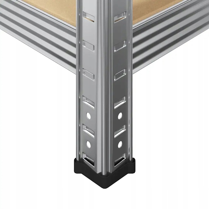 REGAŁ METALOWY MAGAZYNOWY 150x75x30cm 4 PÓŁKI MDF 150kg 600kg DO