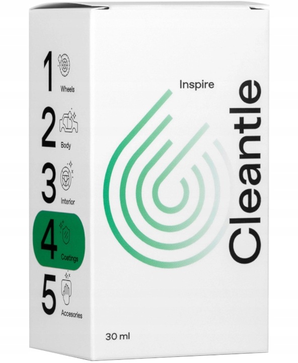 Cleantle Inspire Powłoka Ceramiczna na Lakier Powłoka Hydrofobowa 30ml