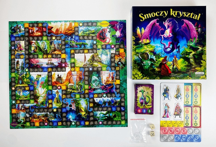 GRA PLANSZOWA SMOCZY KRYSZTAŁ FANTASY Edgard Games