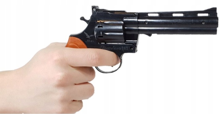 PISTOLET REWOLWER NA KAPISZONY HUKOWY SPŁONKA + NABOJE SPŁONKA 792 STRZAŁY