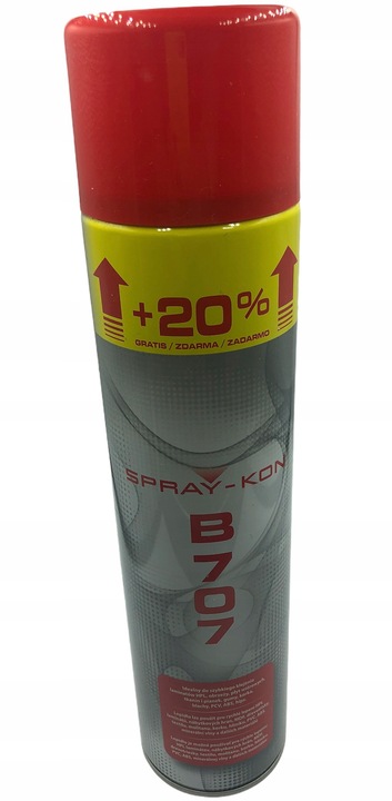 Spray-Kon B707 600ML KLEJ KONTAKTOWY W SPRAYU IN01