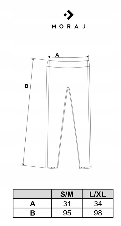Prążkowane Legginsy Getry Damskie Wysoki Stan Modne Kryjące MORAJ L/XL