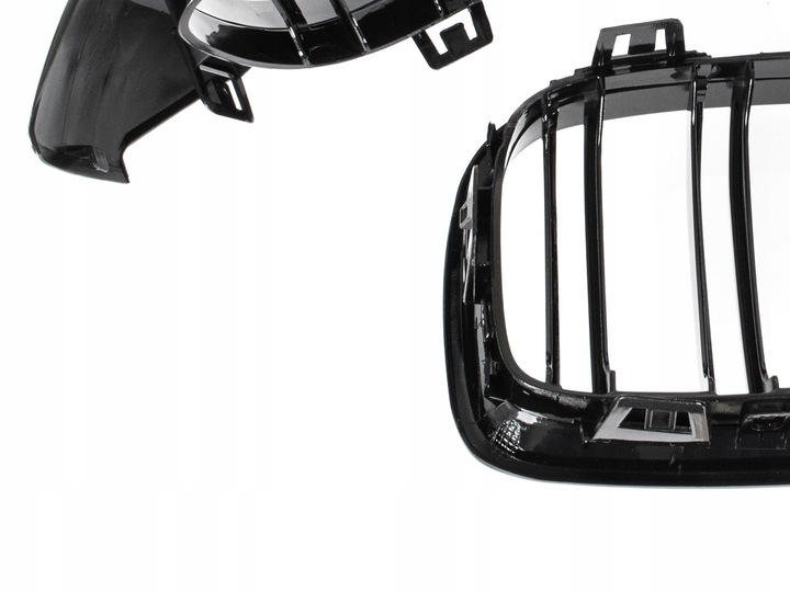 Atrapa Nerki Grill Kratka Czarny Połysk 2szt do BMW 4 F32 F33 F36 M PAKIET