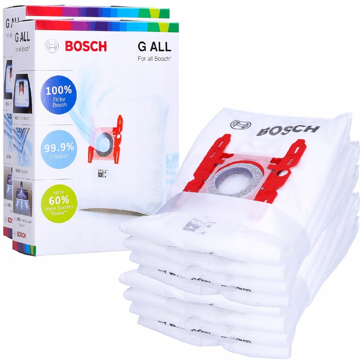 Worki do odkurzaczy Bosch TYP G ALL BBZ41FGALL 8szt Oryginał!