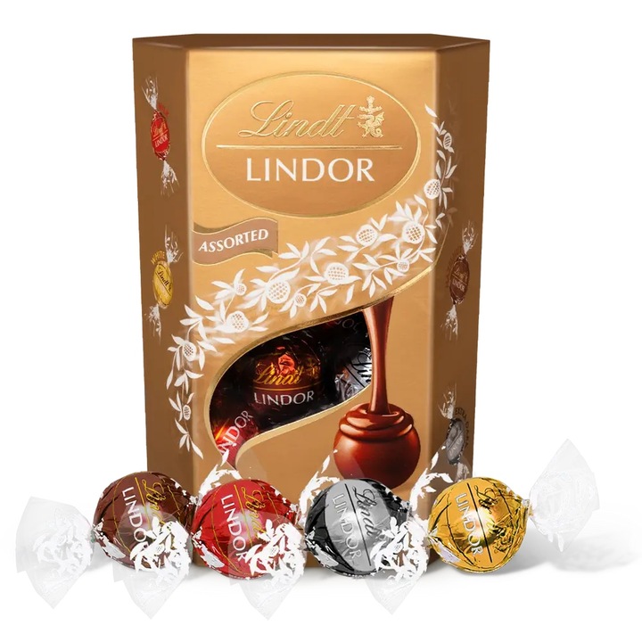 Czekoladki Lindt Lindor Praliny Krem Nadziewane Pralinki Mix Smak Assorted