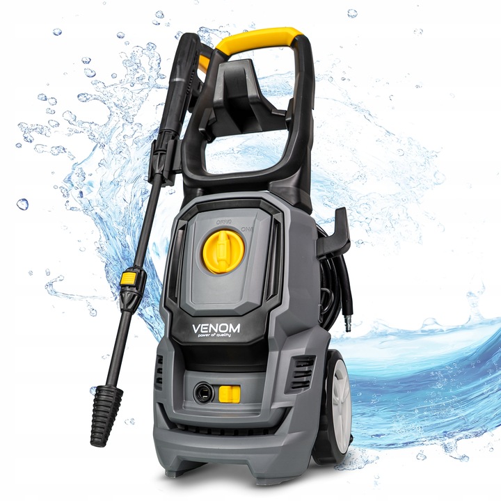 MYJKA CIŚNIENIOWA 2000W 230BAR ALUMINIOWA POMPA SZCZOTKA T-RACER WĄŻ