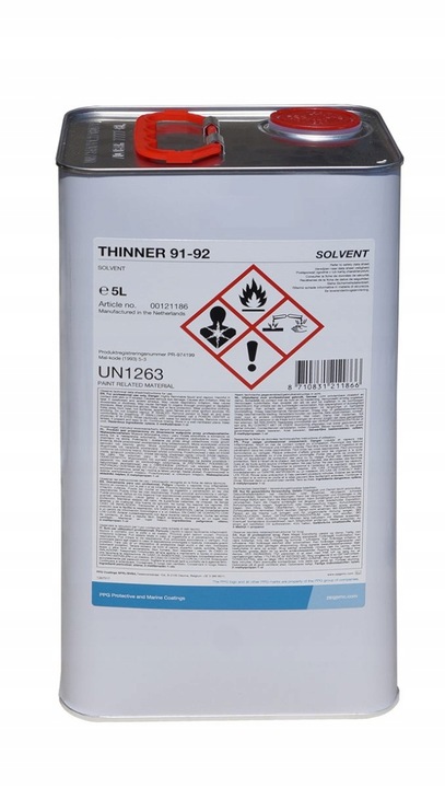 Rozcieńczalnik PPG SIGMA epoksydowy Thinner 91-92 1 l 1000ml