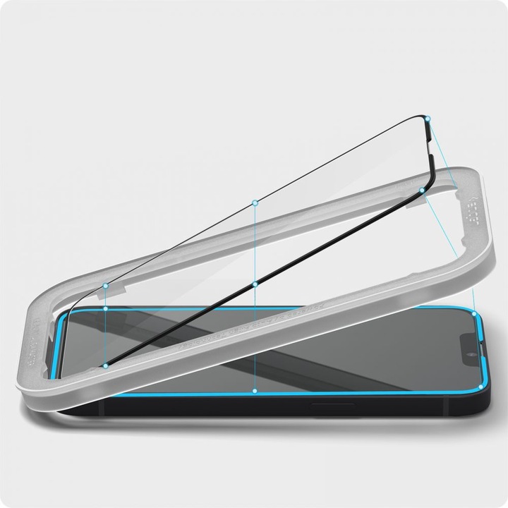 2-PAK SPIGEN PEŁNE SZKŁO HARTOWANE DO IPHONE 14 / 13 / PRO - APLIKATOR