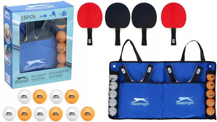 Zestaw do ping ponga piłki rakietki na prezent