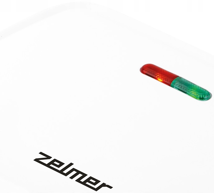 ZELMER TOSTER OPIEKACZ do kanapek ZSM7700 750W 2 tosty BIAŁY TRÓJKĄTY