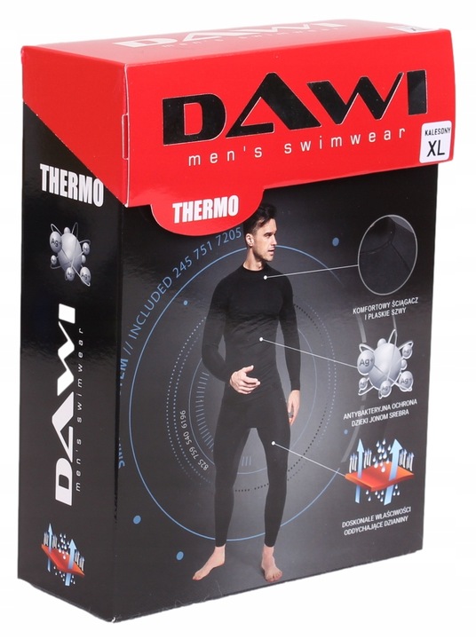 CIEPŁA PODKOSZULKA TERMOAKTYWNA MĘSKA długi rękaw Ocieplany Podkoszulek XL