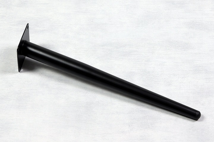 4x NÓŻKA MEBLOWA CZARNA NOGA DO MEBLI METALOWA NÓŻKA DO STOLIKA LOFT