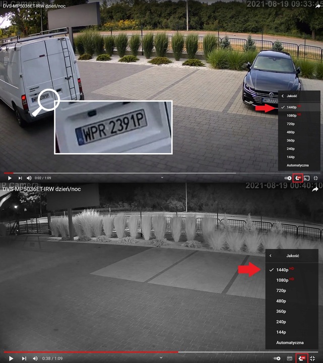 BEZPRZEWODOWA KAMERA WIFI MONITORING 2K CZARNA KAMERA ZEWNĘTRZNA AUDIO DVS