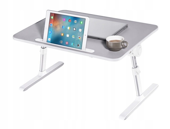 Elegancki Stolik PODSTAWKA STOJAK pod LAPTOPA Regulacja Wysokości Duży Blat