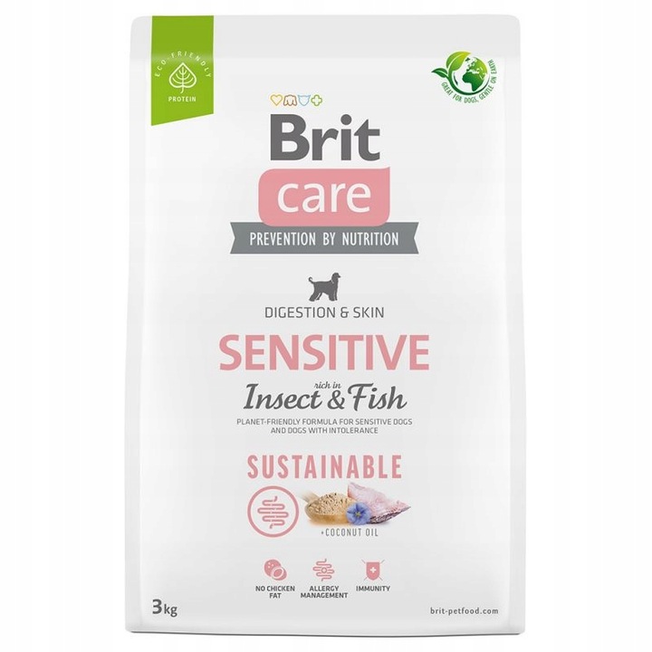 Brit care dog sustainable sensitive insect 3kg
