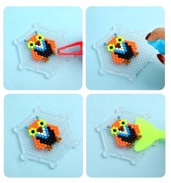 Koraliki Wodne Duży Zestaw do Tworzenia Bransoletek Biżuterii z Akcesoriami