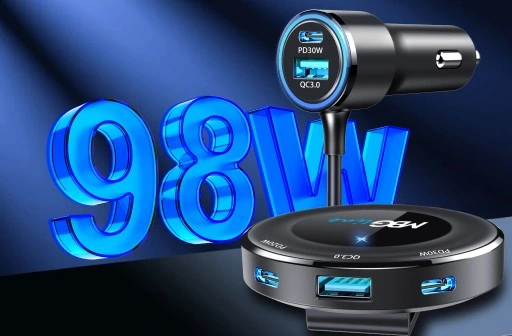 ROZDZIELACZ GNIAZDA ZAPALNICZKI ŁADOWARKA USB PD