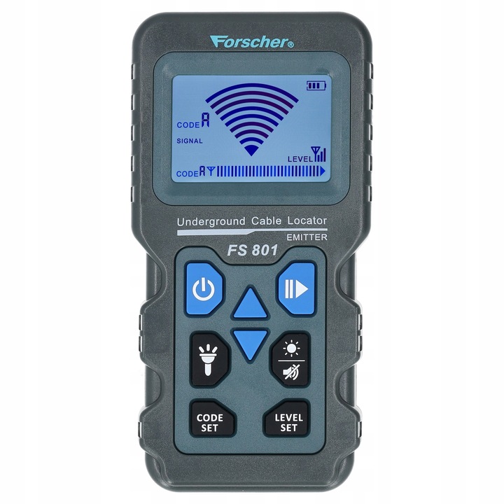 FORSCHER FS801 DETEKTOR SZUKACZ TRASER KABLI I RUR