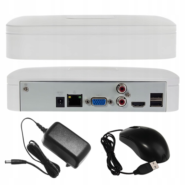 Zestaw 4 KAMER monitoring IP Smart Dual Light 4MPX TURRET czarne DAHUA