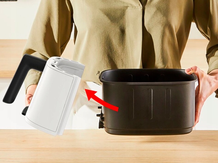 Frytkownica beztłuszczowa TEFAL Easy Fry Silence EY5521E 5l biała Air