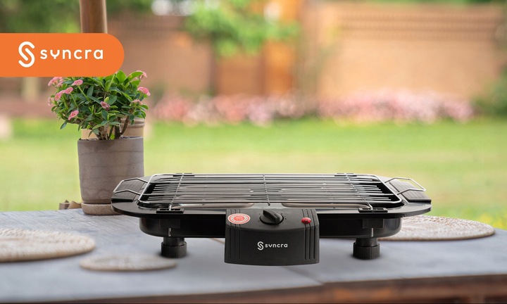 GRILL ELEKTRYCZNY 2000W STOŁOWY DOMOWY OGRODOWY STOJĄCY DUŻY Z RUSZTEM