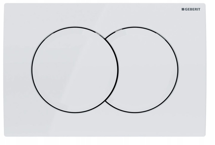 Front przednia klapka do przycisku GEBERIT Delta 01 115.107.11.1 biały