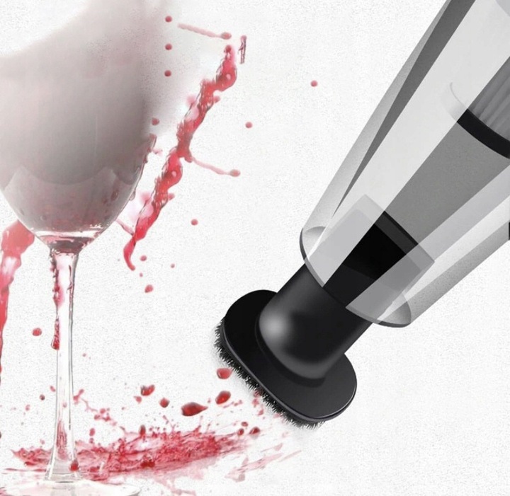 Mocny Odkurzacz Samochodowy Ręczny 120W Mocny Filtr Bezworkowy + Kabel